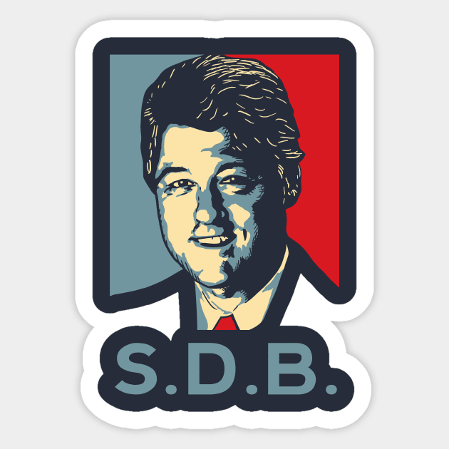Bill Clinton Still Dicking Bimbos Sticker by dumbshirts